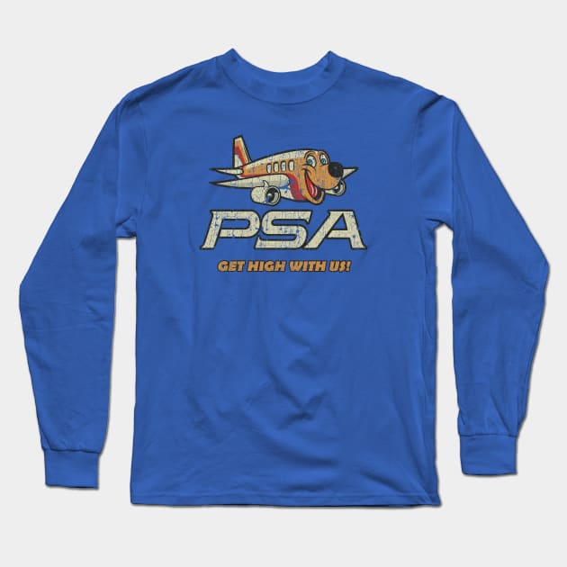 Pacific Southwest Airlines (PSA) Long Sleeve T-Shirt by JCD666